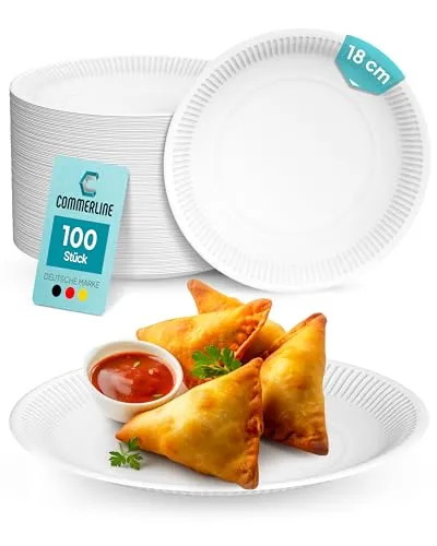 Einwegteller von Commerline