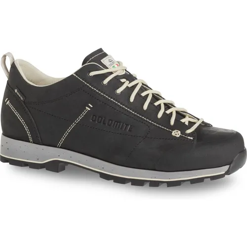 Dolomite Shoe 54 Low Fg Evo GTX black (0119) 8.5 - Wanderschuhe mit wasserdichtem GORE-TEX Futter und nachhaltigem geöltem Nubukleder. Ideal für Alltag und Outdoor-Aktivitäten, bieten sie optimalen Komfort und Grip mit der stabilen Vibram Ice Trek 2 Laufsohle.