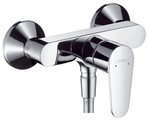 Hansgrohe Talis E 2 Brausenmischer Aufputz Chrom - 31662000 - Eleganter Wannen- & Duscharmatur mit hochwertigem Chrom-Finish, sorgt für präzise Temperaturkontrolle und ein modernes Badezimmerdesign.