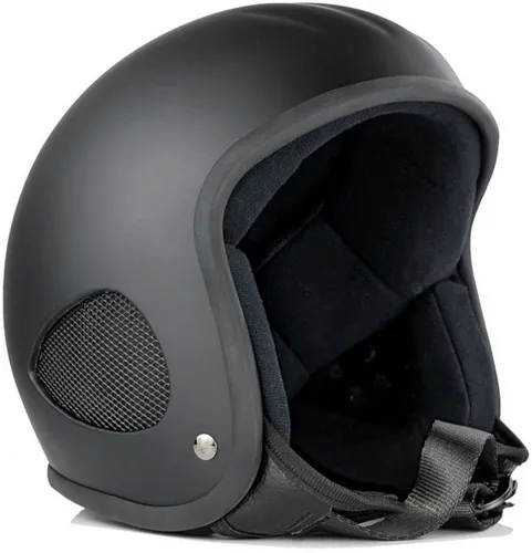 Bores Gensler SRM Slight 3 Final Edition Jethelm, schwarz, Größe 2XS 53 54 - Motorradhelm aus GFK mit herausnehmbaren Wangenpolstern und optionalem getöntem Visier. Ideal für stilbewusste Fahrer, die Sicherheit und Komfort schätzen.