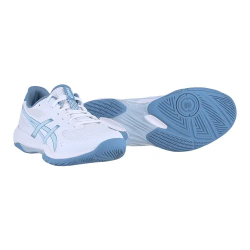 ASICS GEL-ROCKET 12 Hallenschuh für Herren, Gr. 46, Weiß/Grau - Diese vielseitigen Hallenschuhe von ASICS bieten optimalen Komfort und Dämpfung für Sportarten wie Handball und Volleyball. Mit atmungsaktivem Obermaterial und rutschfester Sohle sind sie ideal für intensives Training.
