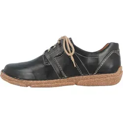 Josef Seibel Neele 44 - Komfortabler Schnürschuh in Schwarz - Wanderschuhe aus hochwertigem Leder, mit herausnehmbarer Innensohle und idealer Passform für lange Spaziergänge oder den Alltag.