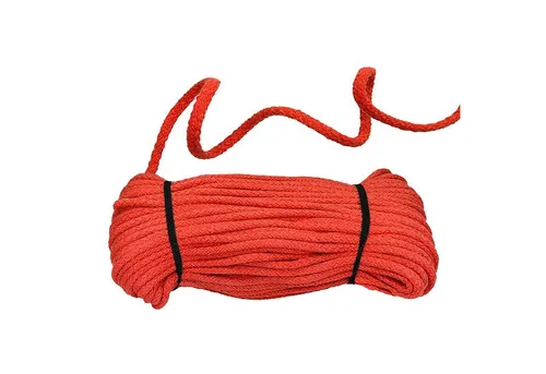 maDDma Kordel 50m Baumwollkordel 5 mm geflochten, orange