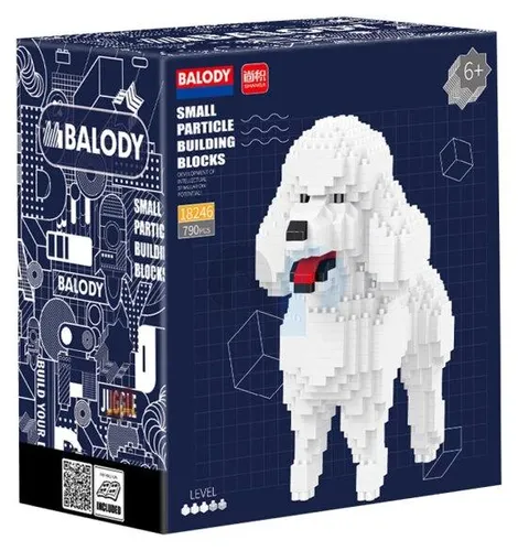 Balody Pudelhund mit Nanoblocks Mini-Lego-Bausteinen 790 Teile