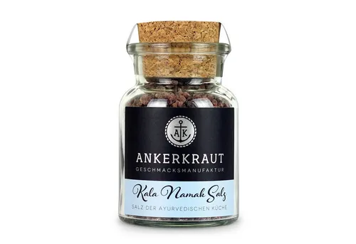 Ankerkraut Gewürz Kala Namak Salz, Kala Namak Salz, 150g im Korkenglas