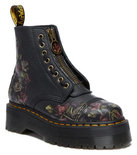 Dr. Martens Damen Bovver Boots, 36 EU - Wanderschuhe aus hochwertigem Glattleder, robust und stilvoll für Abenteuer in der Natur.