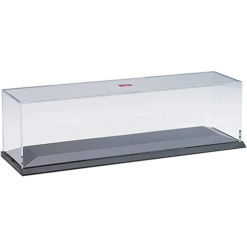 H0, N, TT, Z Sammlervitrine Polycarbonat 260 mm x 75 mm x 70 mm 460125 - Hobby Vitrinen für die optimale Präsentation Ihrer Modelle! Ideal für PKW, LKW oder Busse und anpassbar für Lokomotiven bis 220 mm. Perfekt für Sammler im Maßstab 1:87.
