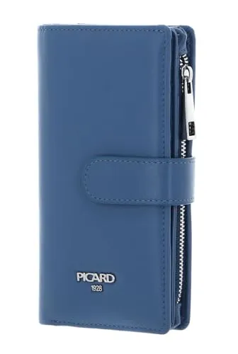 PICARD Bingo Wallet Wintersky - Elegante Damen-Geldbörse - Damen-Geldbörse aus hochwertigem Rindsleder, handliches Format mit praktischer Innenaufteilung für optimale Ordnung. Maße: 9 x 16 x 2 cm.