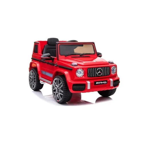 Wisam Elektro-Kinderauto Mercedes G63 AMG in Rot - Das Elektro-Kinderauto Mercedes G63 AMG in Rot begeistert mit realistischem Design und kindgerechter Bedienung. Ideal für Garten und Freizeit, bietet es Spielspaß mit praktischen Funktionen wie Beleuchtung und Sound.