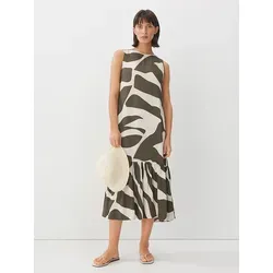 someday. Quolly Animal deep Green Kleid in braun von someday