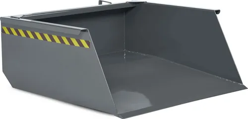 RR Industrietechnik Staplerschaufel Typ RS-75 1390x1615x550mm 750dm³ RAL 7005 Mausgrau