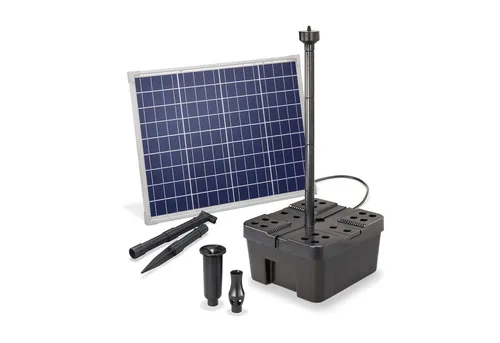 esotec Teichfilter 50/2500 Solar Unterwasserfilter-Set, Pumpe 2500l/h, Modul 50Wp 100910
