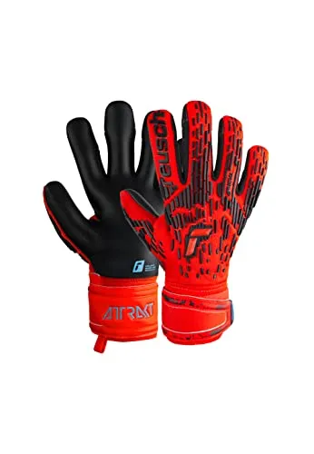 Reusch Torwarthandschuhe Attrakt Freegel Silver - Exzellenter Grip und Komfort - Torwarthandschuhe mit herausragendem Grip, elastischer Manschette und vorgeformter Konstruktion für optimalen Komfort und Flexibilität auf dem Spielfeld.