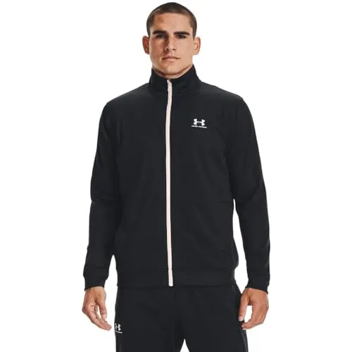 Under Armour Herren Sportstyle Jacke - Sportjacke aus Trikotstoff, schnell trocknend und ideal für Outdoor-Sport, mit gebürsteter Innenseite für zusätzlichen Komfort und Wärme.