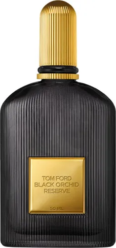 Tom Ford Black Orchid Reserve Parfum 0.05 ml - Unisex Duft mit einer tiefen, dunklen Chypre-Blumendimension. Erleben Sie die Kombination aus Ylang-Ylang, Timutpfeffer und erdigen Trüffeln für einen transformativen, luxuriösen Duft.