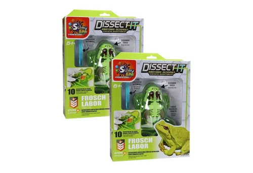 Produktbild Slimy® Lernspielzeug 2er Set Slimy Lab Frosch Experiment Sezier Schleim Labor Stem Mint