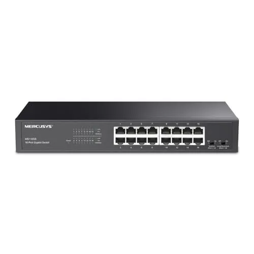 Mercusys NET SWITCH 16PORT 10/100/1000M/MS116GS (16 Ports) (MS116GS)