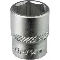 Stecknuss Sechskant 14mm 6 Kant 1/4