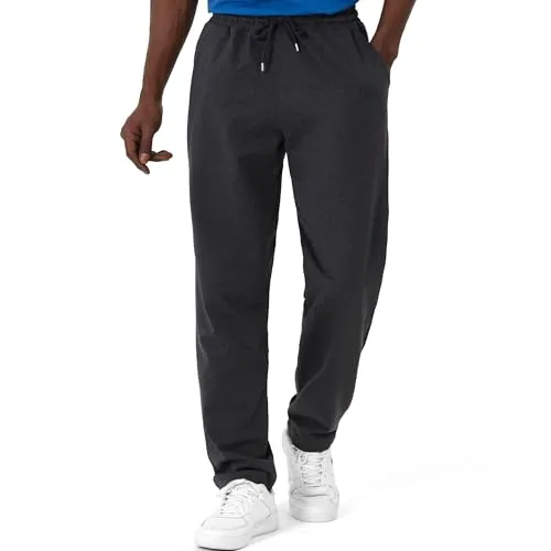 ROSS CAMP Jogginghose Herren – Sporthose Lang Baumwolle, Freizeithose Trainingshose, Sweatpants Jogger, Laufhose Breite Modern (Anthrazit, 3XL)