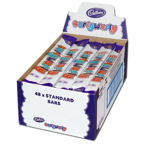 Produktbild Cadbury Curly Wurly Riegel, 48 Stück
