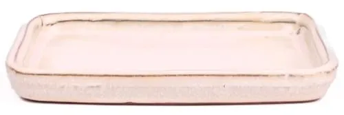 Bonsai - Untersetzer eckig 16.5 x 14.5 cm, Creme 53360