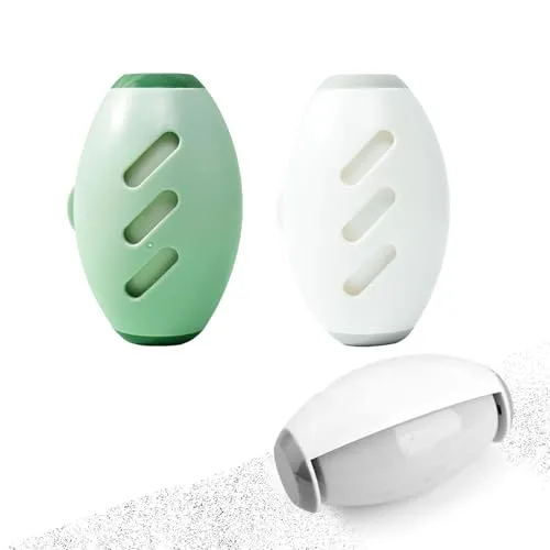 Fusselrolle Wiederverwendbar 2 Stück Fusselrolle Tierhaare Waschbarer, Reusable Lint Roller Tragbarer Gel-Fusselrolle Ball für Haustier Haar,Kleidung, Reisen, Haus