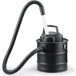 Aschesauger mit Motor 20 Liter schwarz - Aschesauger für effektive Reinigung, 20 Liter Behältervolumen, leistungsstarker Motor und ideal für Kamin und Grill