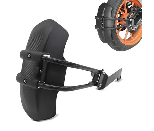 Zaddox Schutzblech Hinterradabdeckung für KTM Duke 125 11-22 - Fahrradschutzblech für effektiven Spritzschutz, aus widerstandsfähigem ABS mit Aluminiumhalterung, einfache Montage und individuelle Lackierung möglich.