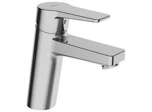 Hansa Waschtisch-Einhand-Einlochbatterie HANSATWIST DN 15 - Bad- & Duscharmaturen, mit chromfarbener Oberfläche und konstanter Durchflussmenge von 6 l/min, ideal für effizientes Wassermanagement.