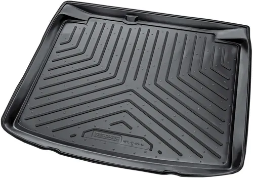 RECAMBO Kofferraumwanne für VW Golf IV (1997-2003) - Automatten: 100% passgenaue Antirutsch-Gummimatte schützt Ihren Kofferraum vor Schmutz und Flüssigkeiten, leicht abwaschbar und robust.