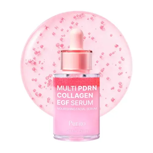 PURITO Multi PDRN Collagen EGF Gesichtsserum – 30 ml in pink von PURITO