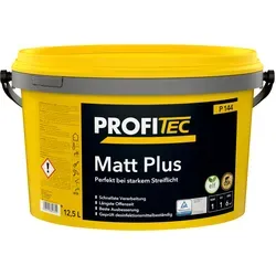 PROFITEC Matt Plus P144 5 L Weiss - Hochwertige Innenfarbe - Modellbauzubehör: Ideal für Renovierungs- und Neuanstriche mit perfektem Deckvermögen und emissionsminimierten Eigenschaften. Schnelle Verarbeitung und lange Offenzeit für ein makelloses Finish.