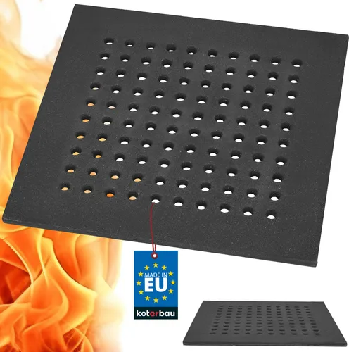 KOTARBAU® Gusseisen Kaminrost 40 x 40 cm