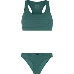 Protest Damen Sup-Bikini PRTEager 25 M/38 - Stylischer Damen-Bikini mit abnehmbaren Schaumstoffcups für individuelle Unterstützung. Die Quickdry-Cups sorgen für schnelles Trocknen, ideal für den Sommer. Mit normaler Taille und mittlerer Deckkraft.
