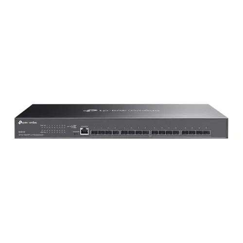TP-Link TL-SX3016F Managed L2/L2+ Switch - Der TP-Link TL-SX3016F Managed Switch bietet 16 Ports für optimale Netzwerkverwaltung. Ideal für professionelle Anwendungen und zuverlässige Performance in jedem Büro.