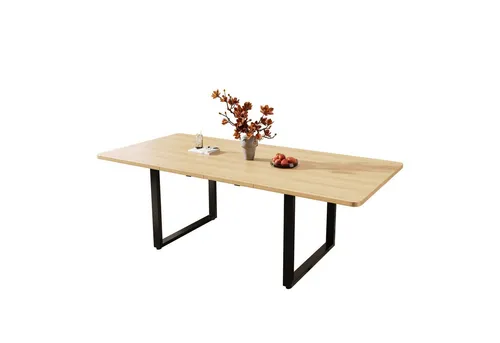 REDOM Esstisch 3-stufig ausziehbarer Esstisch für 6 bis 10 Personen (Packung, 1-St., Vielseitig für Esszimmer, Küche oder offene Wohnbereiche), In Eiche/MDF, Längen: 140/180/220 x 90 cm, einfacher Stil