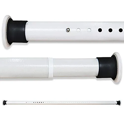 Ausziehbare Duschvorhangstange ohne Bohren Vorhangstange Kleidung Teleskop Spannstange Klemmstange für Badezimmer Fenster Küchenschrank