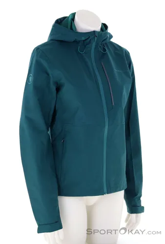 Endura Hummve WPRF Hooded Damen Bikejacke-Blau-XL