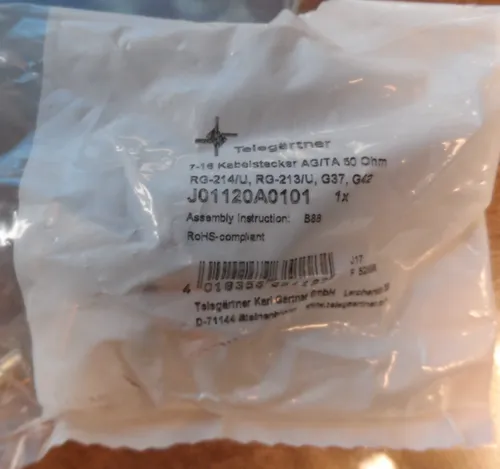 Produktbild Telegärtner 7-16 Kabelstecker 50 Ohm