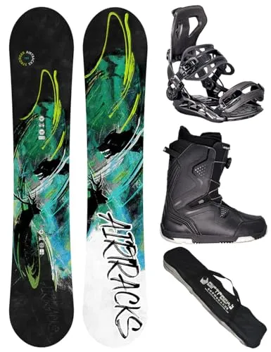 Airtracks Snowboard-Set Herren Freestyle/Freeride 163 von Airtracks