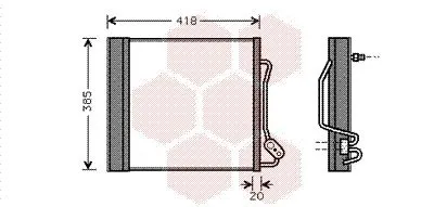 Van Wezel Kondensator für Klimaanlage IR PLUS 29005010 - Autoteile, hochwertiger Kondensator für optimale Kühlleistung und effiziente Klimatisierung im Fahrzeug.