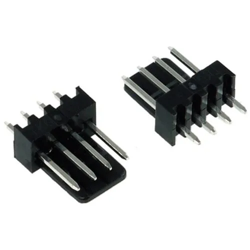 Phobya Fan Power Connector 4Pin PWM Buchse - 2 Stück Black