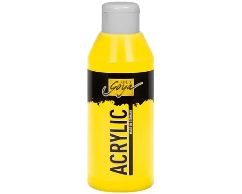 C. KREUL Acrylfarbe KREUL Acrylfarbe SOLO Goya echtgelb 250ml Flasche