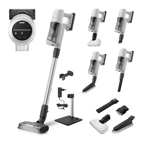 AEG Serie 6000 Akku-Staubsauger - Kabellos, Testsieger mit bis zu 99% Staubaufnahme und 50 min Laufzeit, ideal für alle Bodenbeläge