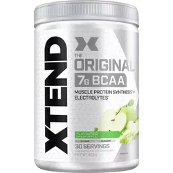 XTEND The Original BCAAs – 423 g Apple - Sportnahrung mit 7 g BCAAs im bewährten 2:1:1 Verhältnis, unterstützt Muskelwachstum und Erholung, zuckerfrei und ideal für intensives Training.