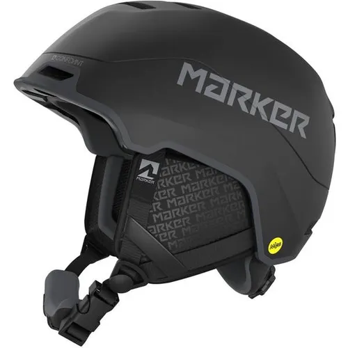 Marker Confidant Mips Black Skitourenhelm L - Skihelm mit Mips-Schutz für optimierten Tragekomfort und Sicherheit. Das RTS 360° FIT SYSTEM sorgt für individuelle Anpassung, während das MarkAIR CHANNEL Belüftungssystem für ein angenehmes Kopfklima sorgt.