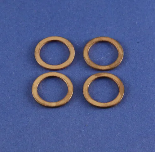 Stück Kupferdichtring Flachdichtung Kupfer 16x22x1,5 mm DIN 7603  Form A 4