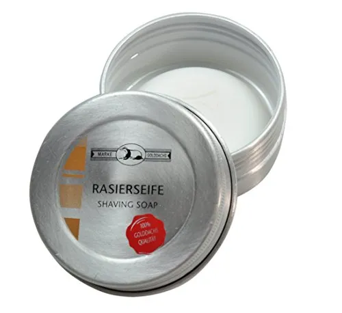 Golddachs Rasierseife Sport, in Aluminium-Dose