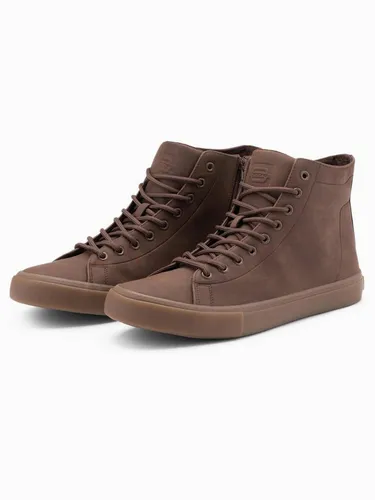 Ombre Clothing Herren-Stiefeletten Aureli braun 40 - Herren-Stiefeletten aus 100% Gummi, mit doppeltem Reißverschluss für optimalen Halt und Tragekomfort. Das elegante Design und die klassische Gummisohle bieten perfekte Bodenhaftung auf jedem Untergrund.