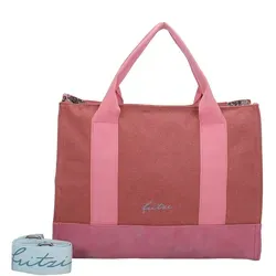 Fritzi aus Preussen Damen Tote Bag Canvas Roasted Shopper - Damen-Shopper mit abnehmbarem Webbing-Schultergurt für vielseitigen Tragekomfort und Stil.